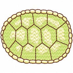 Turtle Embroidery Design 8